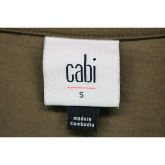 Cabi Long Sleeve Button-Up Ruffle Blouse-Small-Silky-Business-Office - Picture 6 of 11